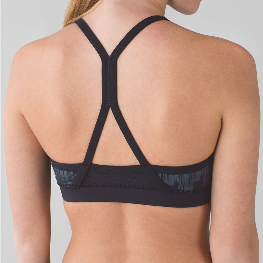 Lululemon all you need black mesh racerback bra